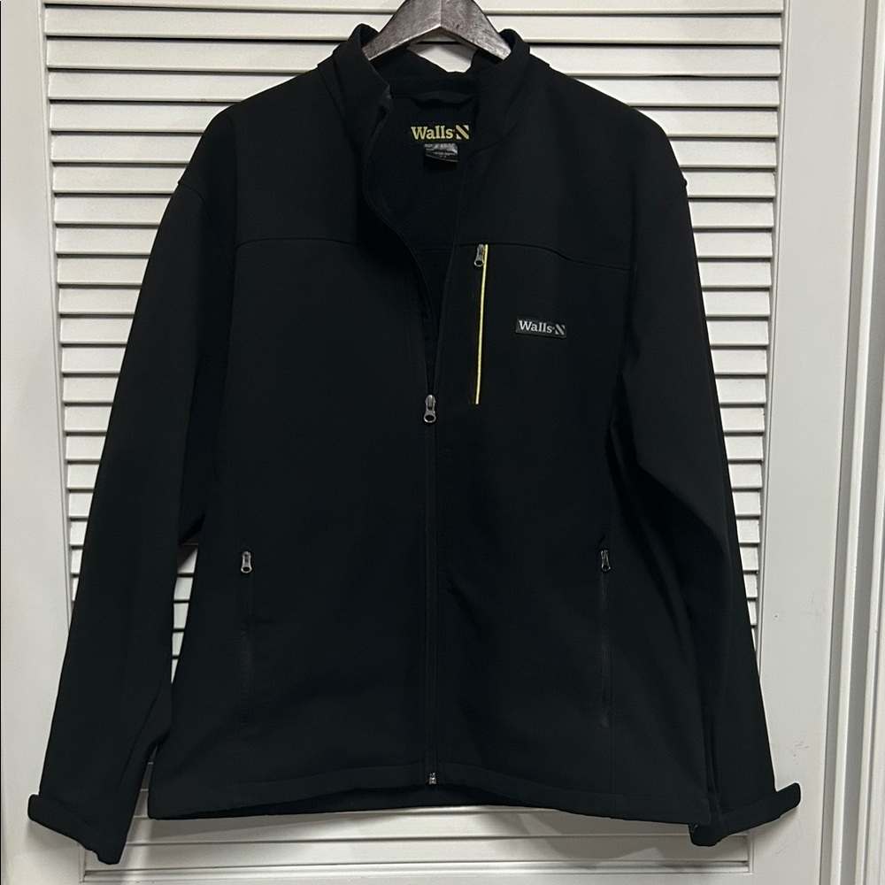 Walls Men's Black Ripstop Bonded Performance Jacket